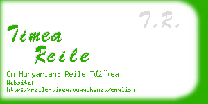 timea reile business card